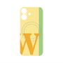 プレミアムパネル with MagSafe［ オリジナル - initial color line - W yellow ］