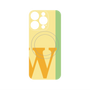 プレミアムパネル with MagSafe［ オリジナル - initial color line - W yellow ］