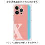 プレミアムパネル with MagSafe［ オリジナル - initial color line - X pink ］