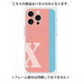 プレミアムパネル with MagSafe［ オリジナル - initial color line - X pink ］