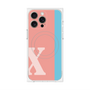 プレミアムパネル with MagSafe［ オリジナル - initial color line - X pink ］