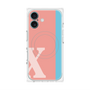 プレミアムパネル with MagSafe［ オリジナル - initial color line - X pink ］