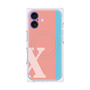 プレミアムパネル with MagSafe［ オリジナル - initial color line - X pink ］