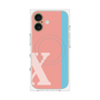 プレミアムパネル with MagSafe［ オリジナル - initial color line - X pink ］
