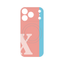 プレミアムパネル with MagSafe［ オリジナル - initial color line - X pink ］