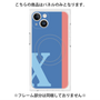 プレミアムパネル with MagSafe［ オリジナル - initial color line - X blue ］