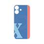 プレミアムパネル with MagSafe［ オリジナル - initial color line - X blue ］