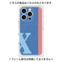 プレミアムパネル with MagSafe［ オリジナル - initial color line - X blue ］
