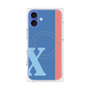 プレミアムパネル with MagSafe［ オリジナル - initial color line - X blue ］
