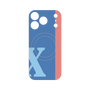 プレミアムパネル with MagSafe［ オリジナル - initial color line - X blue ］