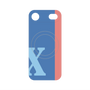 プレミアムパネル with MagSafe［ オリジナル - initial color line - X blue ］
