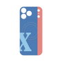 プレミアムパネル with MagSafe［ オリジナル - initial color line - X blue ］