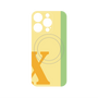プレミアムパネル with MagSafe［ オリジナル - initial color line - X yellow ］