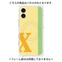プレミアムパネル with MagSafe［ オリジナル - initial color line - X yellow ］