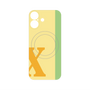 プレミアムパネル with MagSafe［ オリジナル - initial color line - X yellow ］