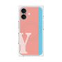 プレミアムパネル with MagSafe［ オリジナル - initial color line - Y pink ］
