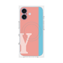 プレミアムパネル with MagSafe［ オリジナル - initial color line - Y pink ］