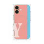 プレミアムパネル with MagSafe［ オリジナル - initial color line - Y pink ］