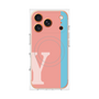 プレミアムパネル with MagSafe［ オリジナル - initial color line - Y pink ］