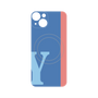 プレミアムパネル with MagSafe［ オリジナル - initial color line - Y blue ］