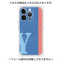 プレミアムパネル with MagSafe［ オリジナル - initial color line - Y blue ］