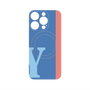 プレミアムパネル with MagSafe［ オリジナル - initial color line - Y blue ］