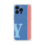 プレミアムパネル with MagSafe［ オリジナル - initial color line - Y blue ］