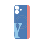 プレミアムパネル with MagSafe［ オリジナル - initial color line - Y blue ］