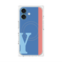プレミアムパネル with MagSafe［ オリジナル - initial color line - Y blue ］