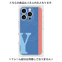 プレミアムパネル with MagSafe［ オリジナル - initial color line - Y blue ］