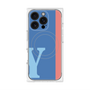プレミアムパネル with MagSafe［ オリジナル - initial color line - Y blue ］