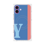 プレミアムパネル with MagSafe［ オリジナル - initial color line - Y blue ］