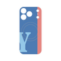 プレミアムパネル with MagSafe［ オリジナル - initial color line - Y blue ］