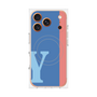 プレミアムパネル with MagSafe［ オリジナル - initial color line - Y blue ］
