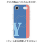 プレミアムパネル with MagSafe［ オリジナル - initial color line - Y blue ］