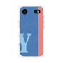 プレミアムパネル with MagSafe［ オリジナル - initial color line - Y blue ］