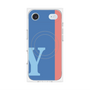 プレミアムパネル with MagSafe［ オリジナル - initial color line - Y blue ］