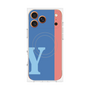 プレミアムパネル with MagSafe［ オリジナル - initial color line - Y blue ］