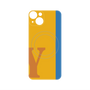 プレミアムパネル with MagSafe［ オリジナル - initial color line - Y orange ］