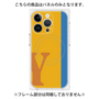 プレミアムパネル with MagSafe［ オリジナル - initial color line - Y orange ］