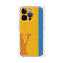プレミアムパネル with MagSafe［ オリジナル - initial color line - Y orange ］