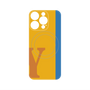 プレミアムパネル with MagSafe［ オリジナル - initial color line - Y orange ］