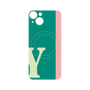 プレミアムパネル with MagSafe［ オリジナル - initial color line - Y green ］