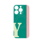 プレミアムパネル with MagSafe［ オリジナル - initial color line - Y green ］
