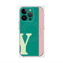 プレミアムパネル with MagSafe［ オリジナル - initial color line - Y green ］