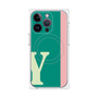プレミアムパネル with MagSafe［ オリジナル - initial color line - Y green ］