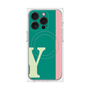 プレミアムパネル with MagSafe［ オリジナル - initial color line - Y green ］