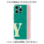 プレミアムパネル with MagSafe［ オリジナル - initial color line - Y green ］