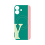 プレミアムパネル with MagSafe［ オリジナル - initial color line - Y green ］