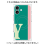 プレミアムパネル with MagSafe［ オリジナル - initial color line - Y green ］